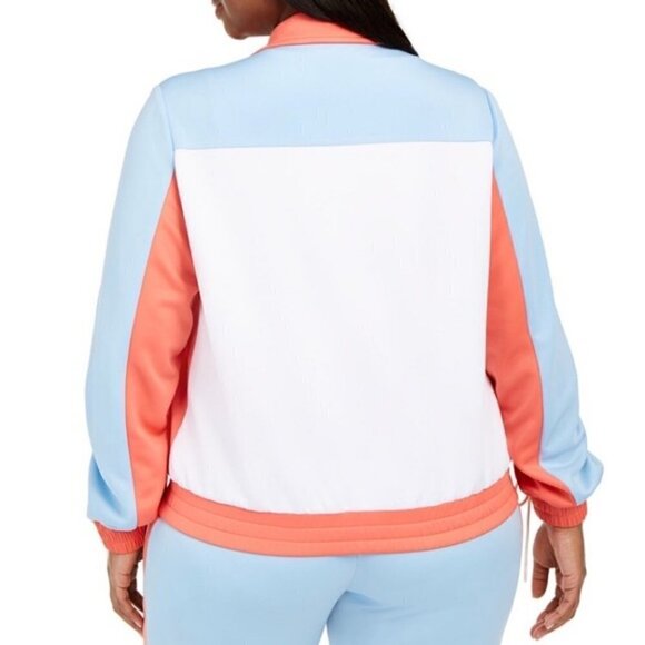 Lala Anthony Colorblocked Full Zip Stretch Jacket - Picture 4 of 16